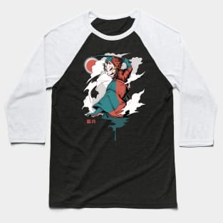 Samurai Kitsune Baseball T-Shirt